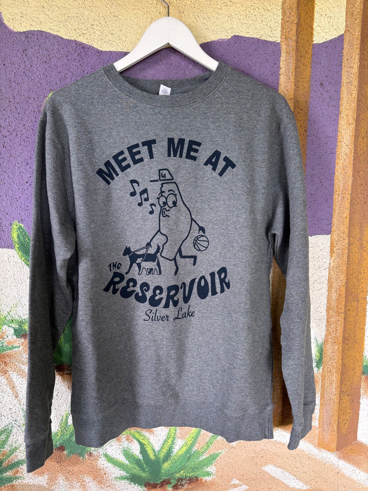 Meet Me at the Reservoir Sweatshirt - Adult Large - Dark Grey Heather