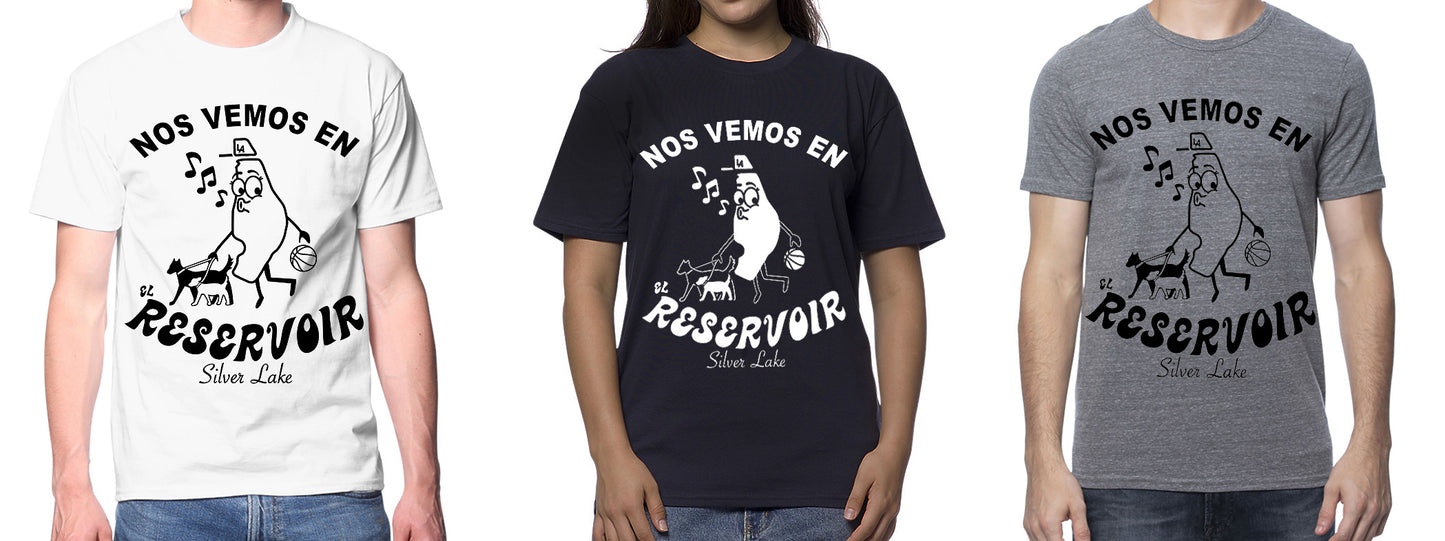 Nos Vemos en el reservoir - Camiseta de adulto - Hecho por encargo - blanco, negro o gris