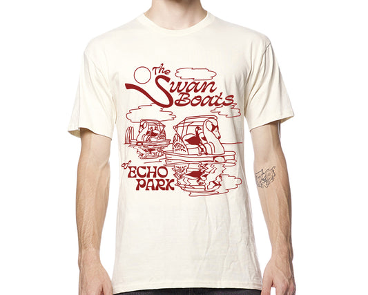 Echo Park Swan Boats Adult Tee - Natural